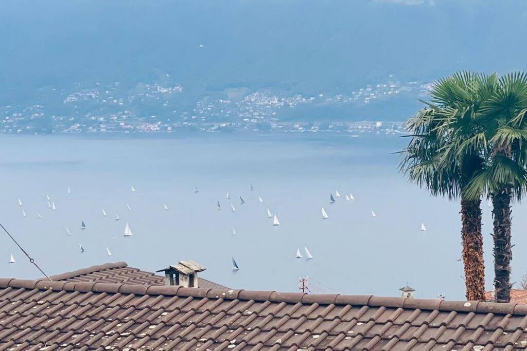 Beautiful Small Apartment With Lago Maggiore View Бриссаго Екстер'єр фото
